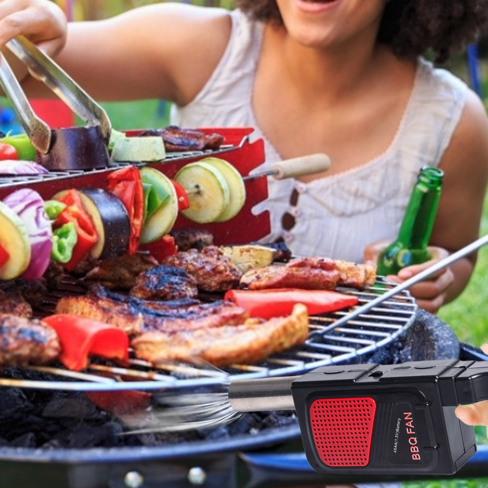 Håndholdt Elektrisitet BBQ Vifte Bærbar Matlaging Vifte for Utendørs BBQ | Skanto