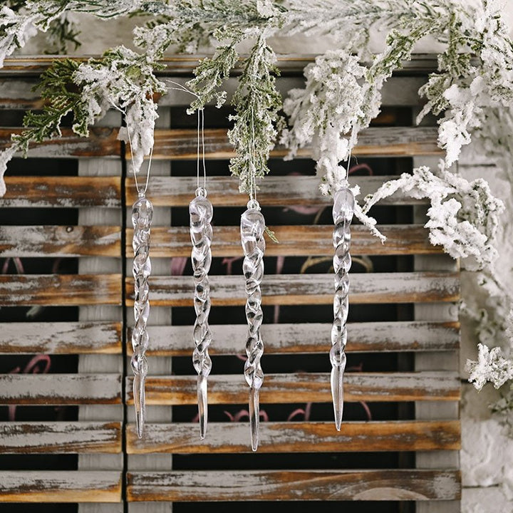 Skanto | Henge Juleislavornamenter - Juletre Henge Isvornamenter Pakke