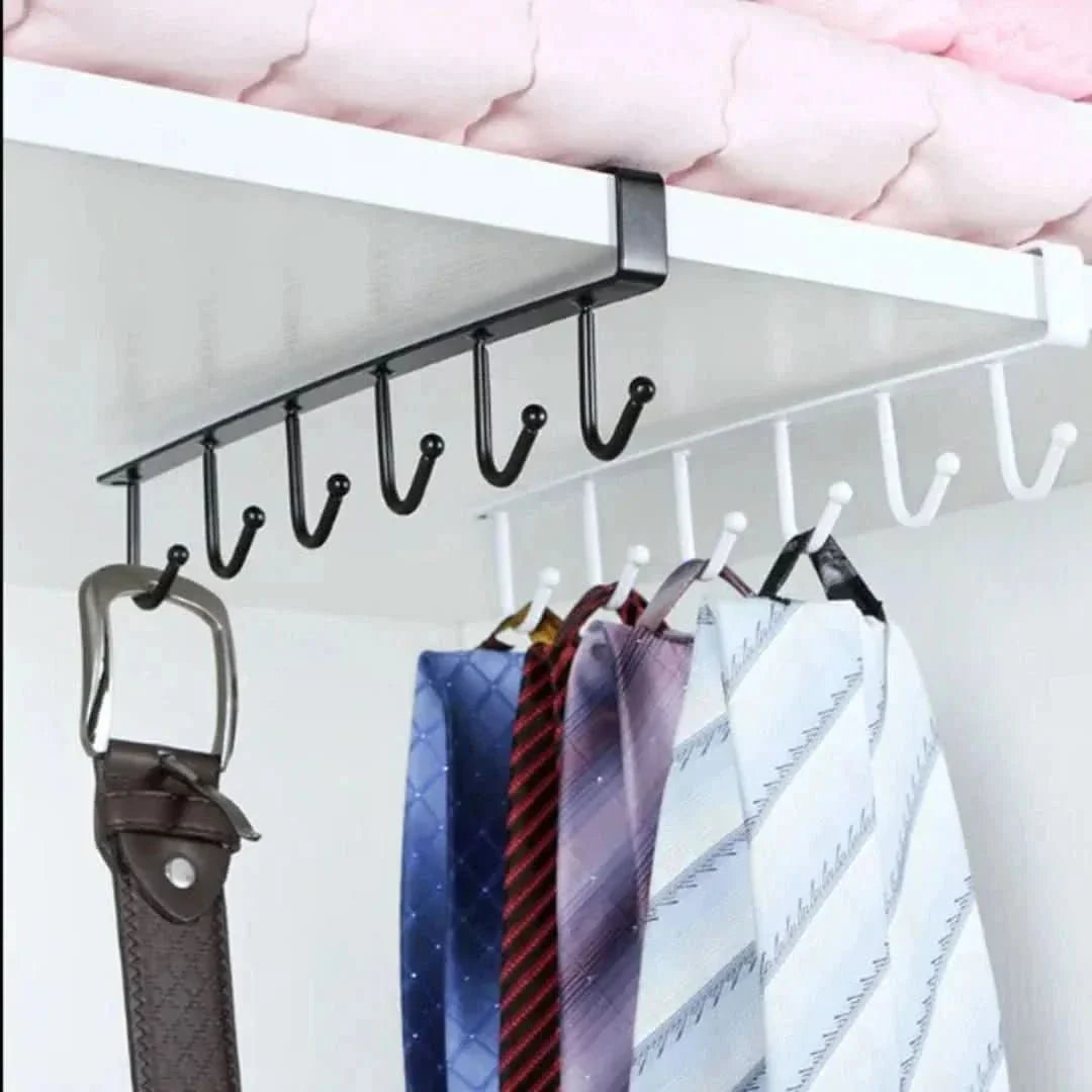 Skanto | Under Cabinet Hanging Rack – Plassbesparende Kjøkkenorganisator