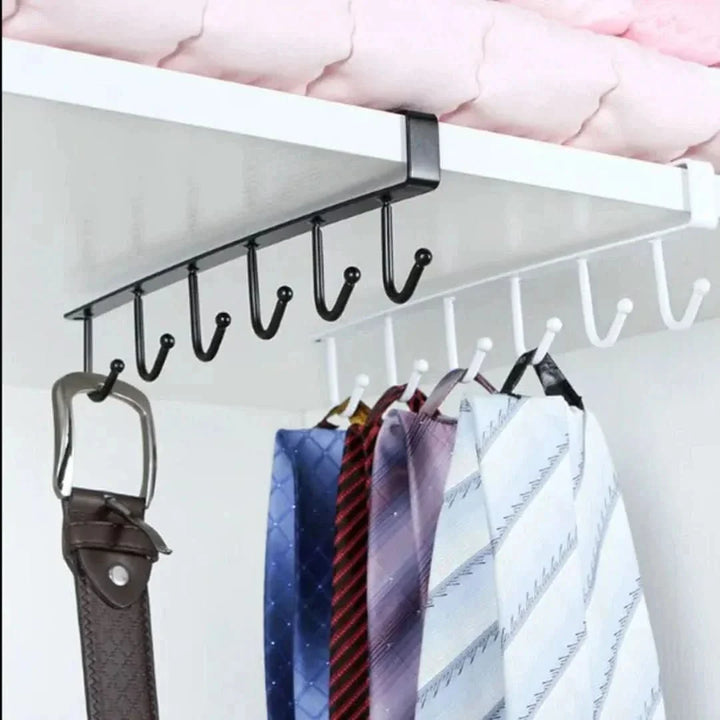Skanto | Under Cabinet Hanging Rack – Plassbesparende Kjøkkenorganisator
