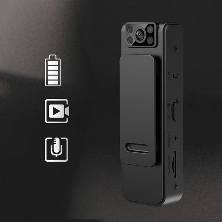 Skanto | HD Magnetisk Klips Kamera med Vidvinkelobjektiv