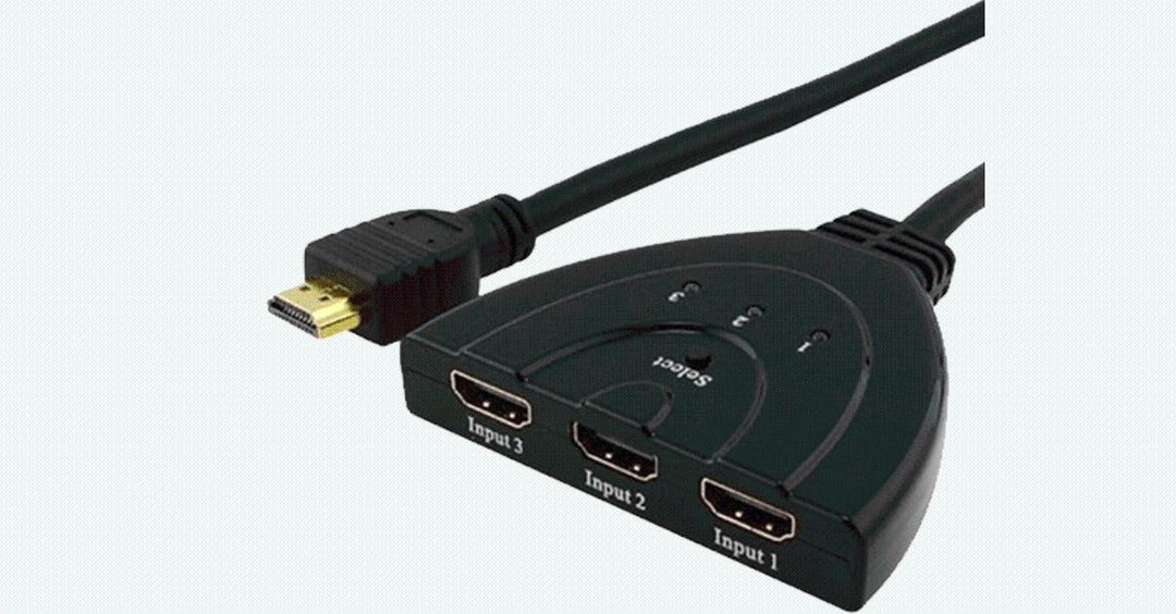 HDMI Switch 3*1 (3 In*1 Out) Splitter Switch - Gjør livet enklere! | Skanto