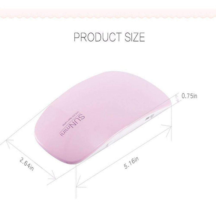 Skanto | UV LED Lampe Negler - Tørker Gellakk Naturlig Uten Tidsbruk!