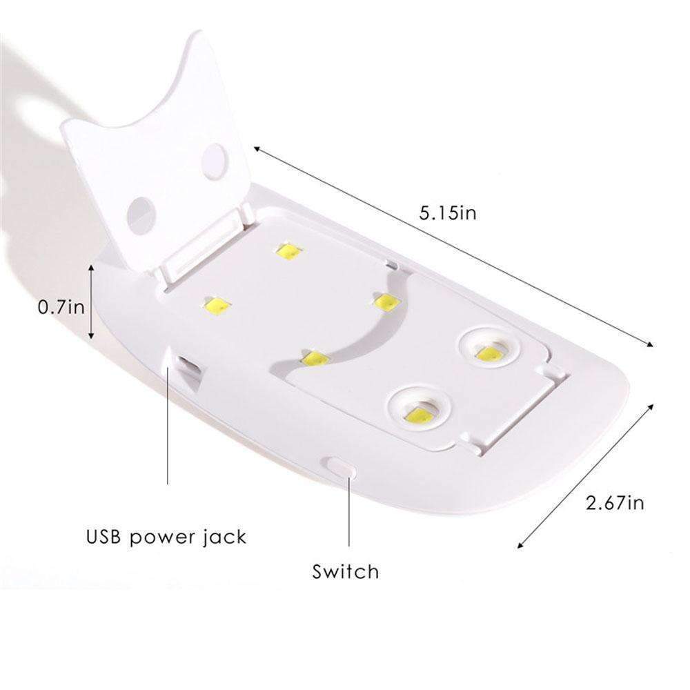 Skanto | UV LED Lampe Negler - Tørker Gellakk Naturlig Uten Tidsbruk!
