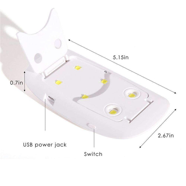 Skanto | UV LED Lampe Negler - Tørker Gellakk Naturlig Uten Tidsbruk!