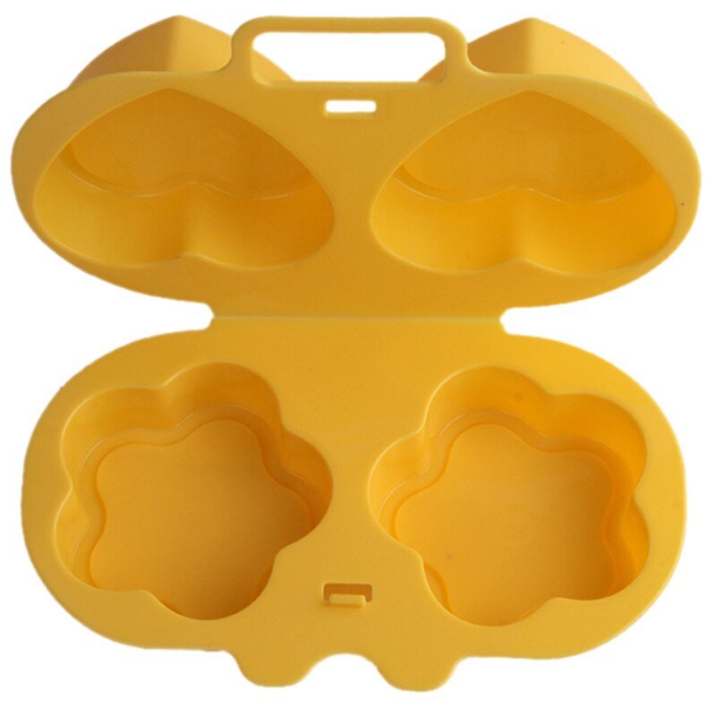 Hjerte- og Blomsterformet Egg Dampkjele Matlagingsform Egg Pocher Gadget | Skanto