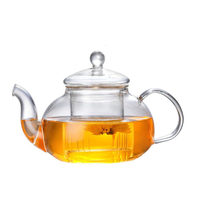 Varmebestandig klar borosilikatglass tekanne Klar japansk stil tekanne infuser | Skanto