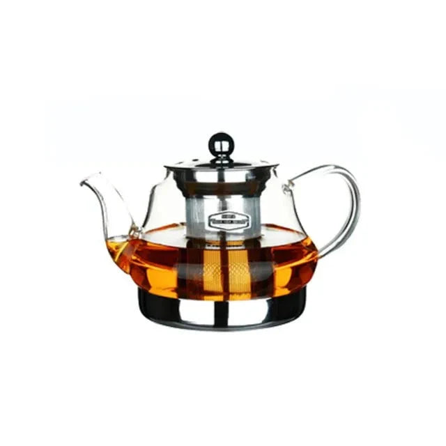Varmeresistent klart glass tekanne husholdning tykkere tekanne | Skanto