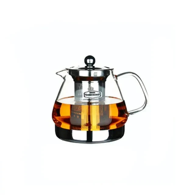 Varmeresistent klart glass tekanne husholdning tykkere tekanne | Skanto