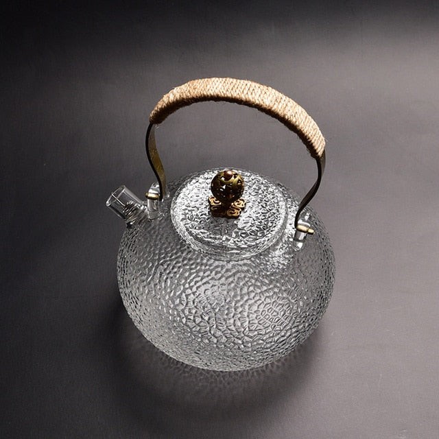 Varmebestandig glass tekanne tefilter tesett kettle kaffete pot | Skanto