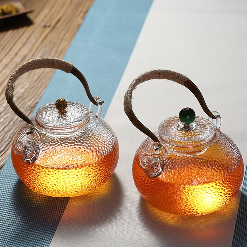 Varmebestandig glass tekanne tefilter tesett kettle kaffete pot | Skanto