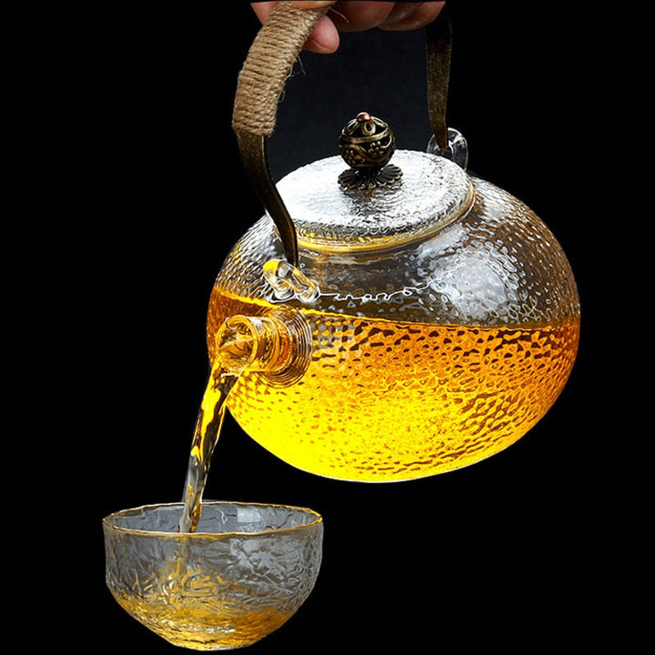 Varmebestandig glass tekanne tefilter tesett kettle kaffete pot | Skanto