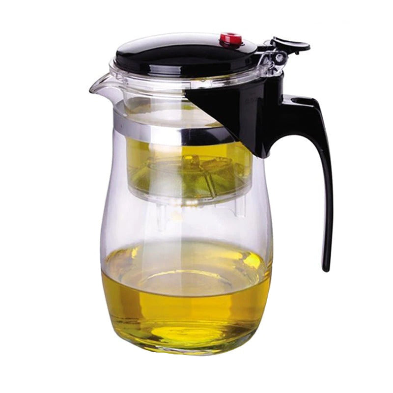 Varmebestandig glass tekanne med teinfuserfilter kjele teapot | Skanto