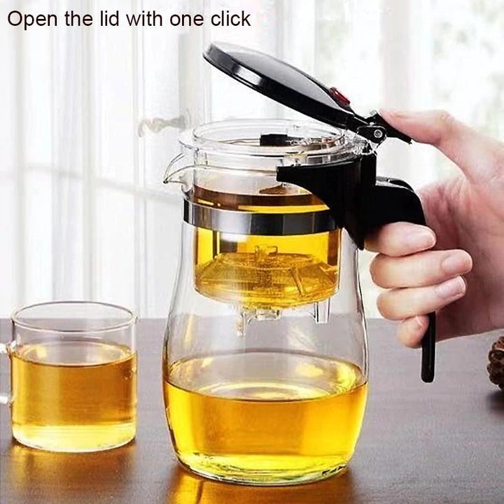 Varmebestandig glass tekanne med teinfuserfilter kjele teapot | Skanto