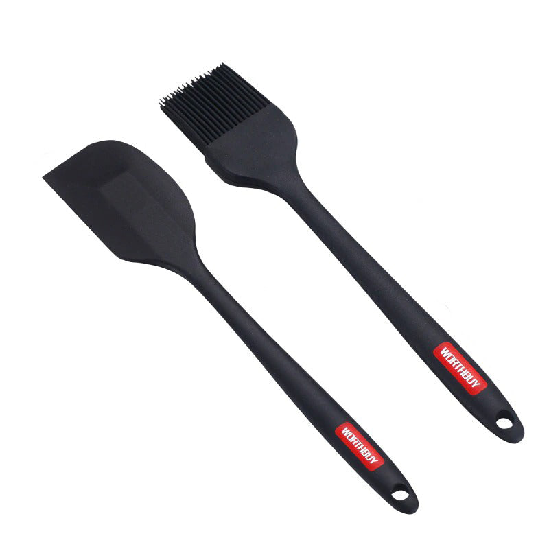 Varmeresistente Non-Stick Silikon Kjøkkenredskaper Sett For Bakemiks Spatelsett | Skanto