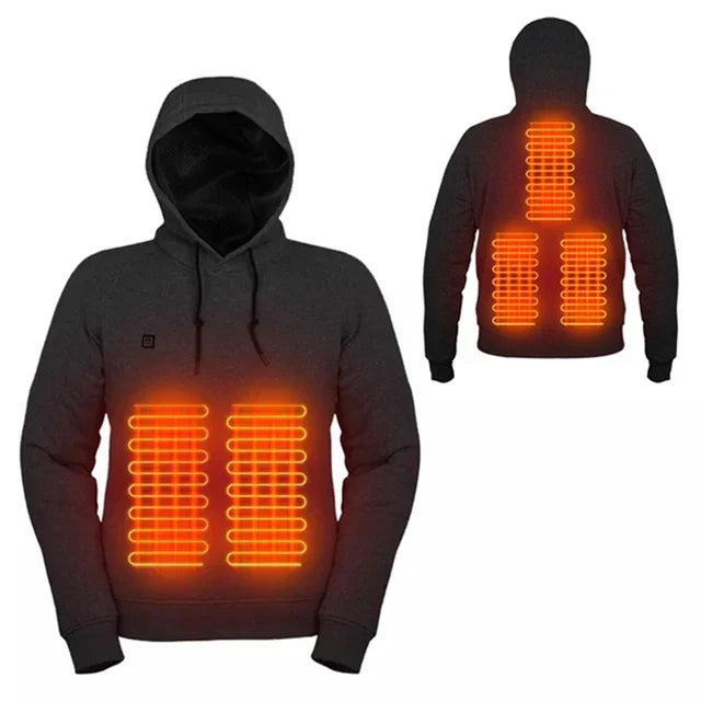 Skanto | HeatWear Hettegenser – Innovativ oppvarmet hettegenser med justerbar temperatur
