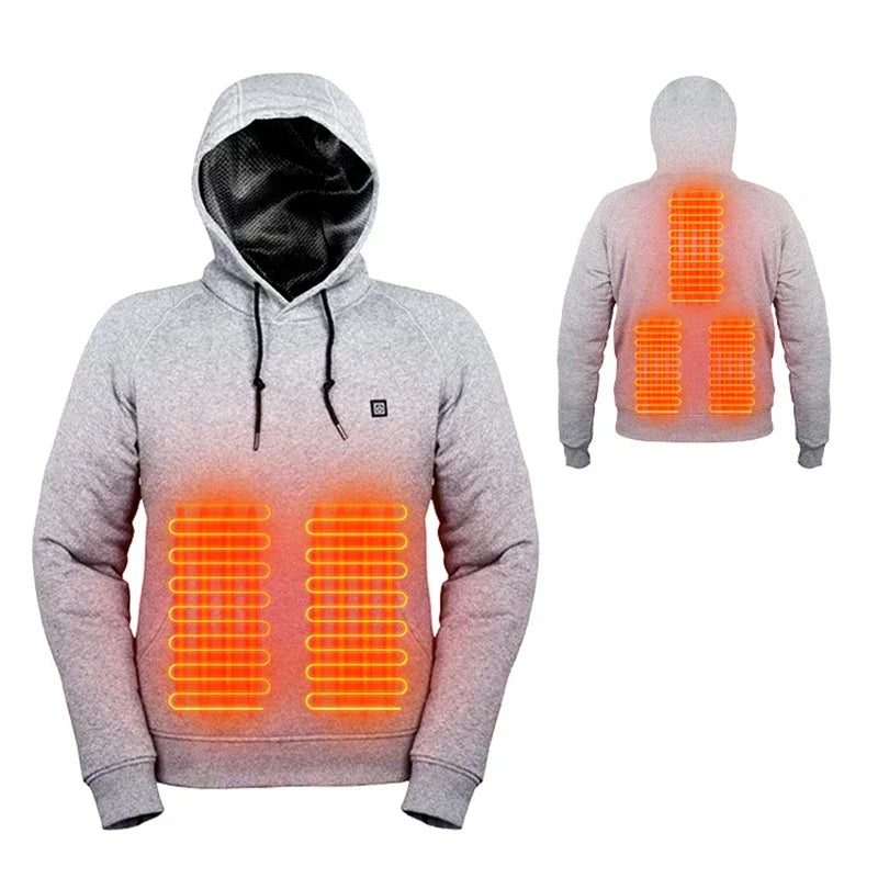 Skanto | HeatWear Hettegenser – Innovativ oppvarmet hettegenser med justerbar temperatur