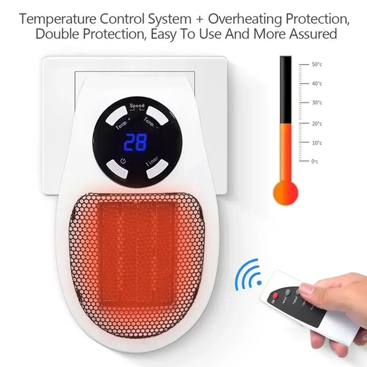 Skanto | Mini bærbar ovn med LED-skjerm og smart temperaturkontroll