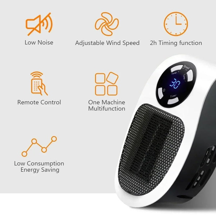 Skanto | Mini bærbar ovn med LED-skjerm og smart temperaturkontroll