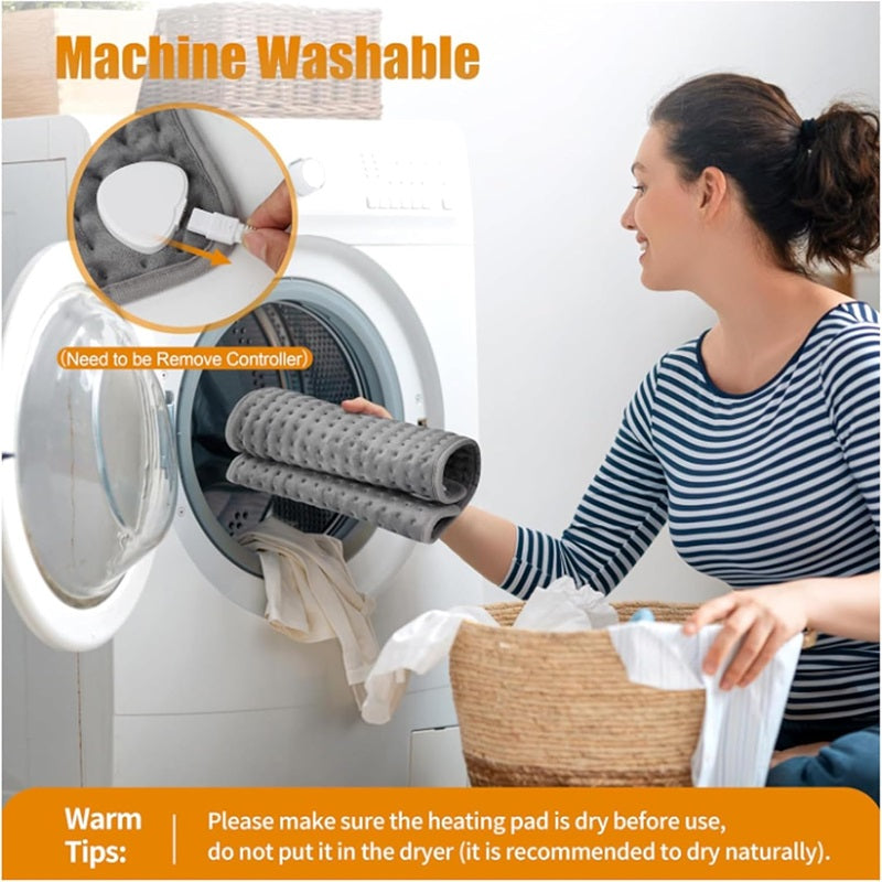 Elektrisches Heizkissen med Timer og einstellbarer Temperatur