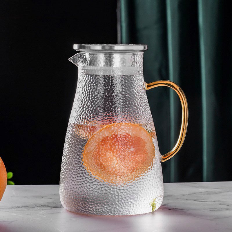 Allsidig varmebestandig glasskanne med elegant trelokk | Skanto
