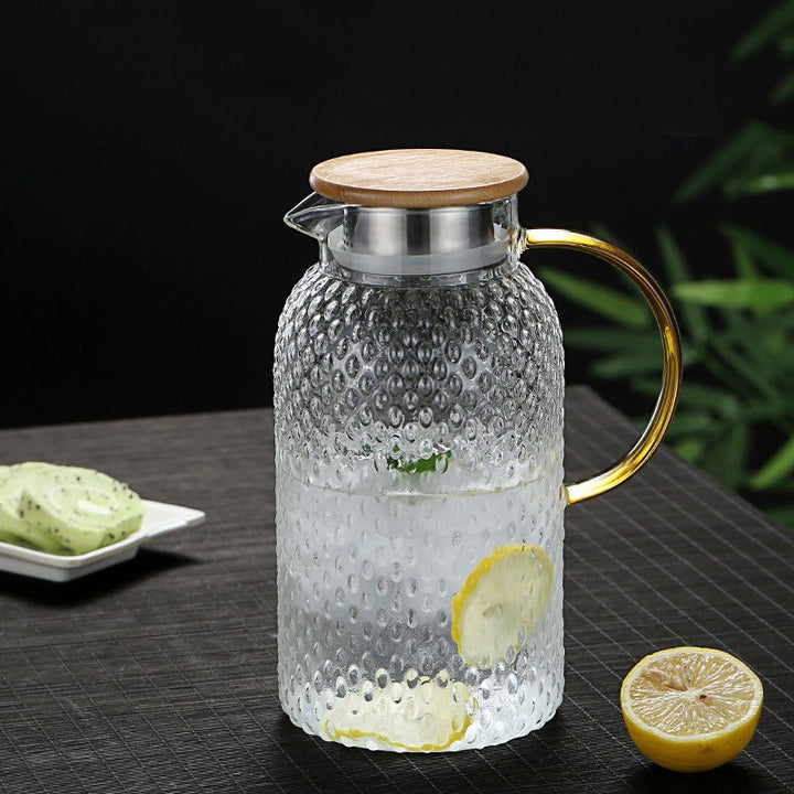 Skanto | Varmeresistent ribbet glasskanne