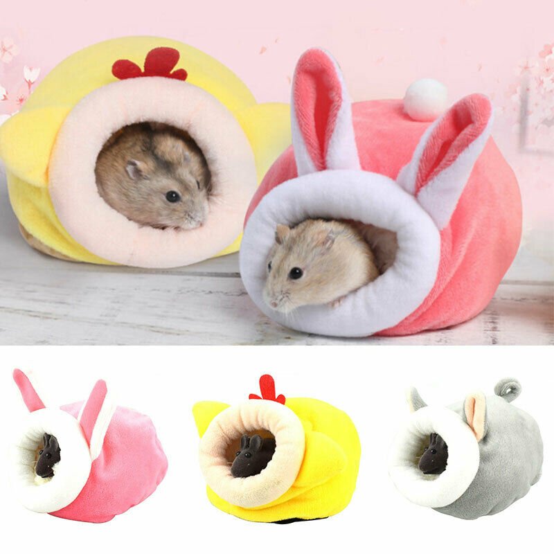 Skanto | HETTYHAMSTER – Myk Plush Skjulested for Hamstere og Små Gnagere