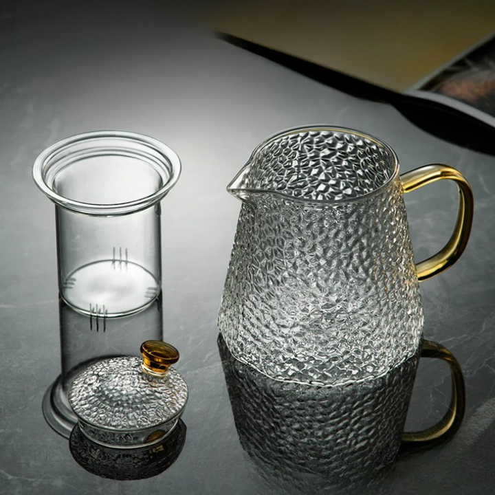 Høy borosilikatglass tekande varmeresistent gjennomsiktig teutstyr | Skanto