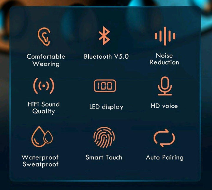 Skanto | Trådløse Sport Bluetooth Split Hodetelefoner