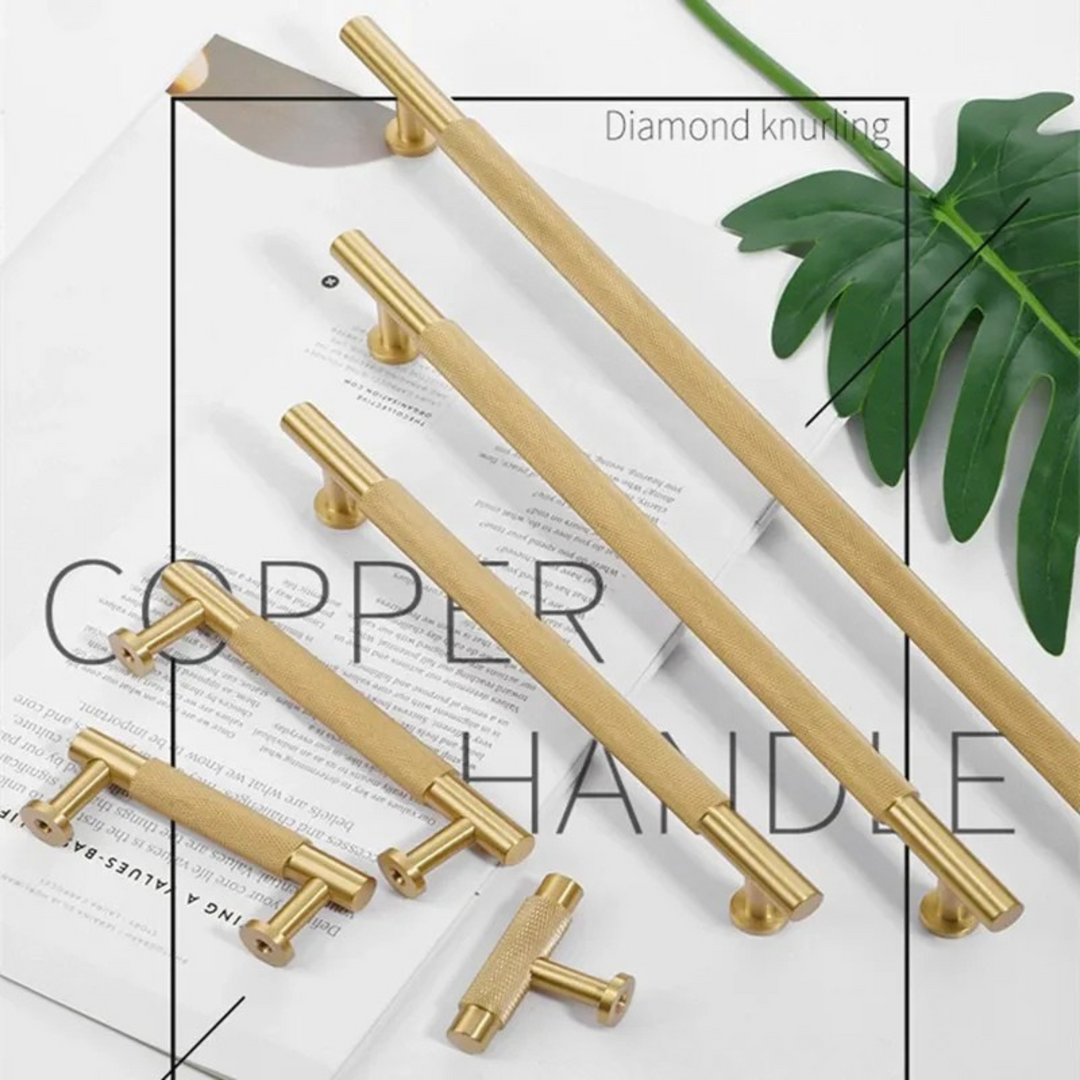 Høytydende skap skuffehåndtak og dørknott i 2 moderne design | Skanto