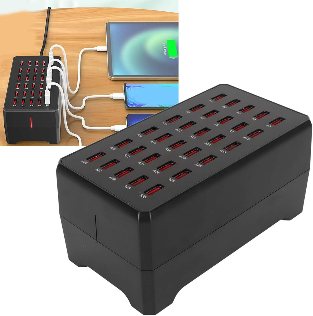 Skanto | USB Multi-Port Desktop Laderstasjon