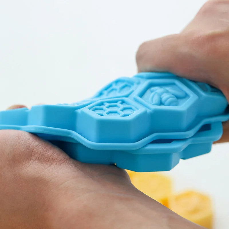 Honeycomb silikonformer kake bieform bakeutstyr fondantform | Skanto