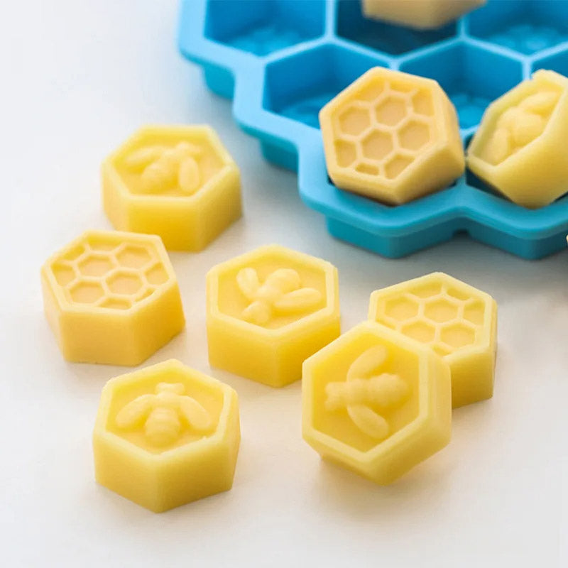 Honeycomb silikonformer kake bieform bakeutstyr fondantform | Skanto
