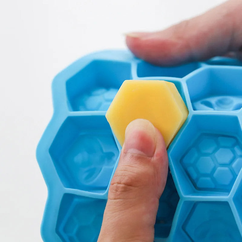Honeycomb silikonformer kake bieform bakeutstyr fondantform | Skanto