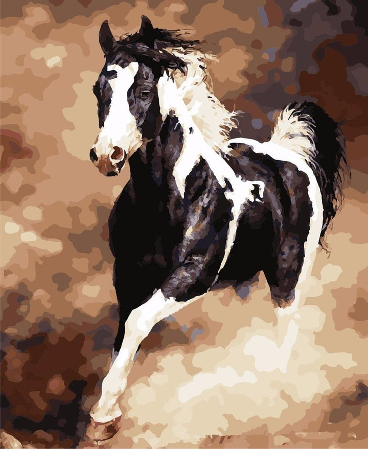 Galloping Horse - Van-Go Mal-etter-nummer Kit | Skanto