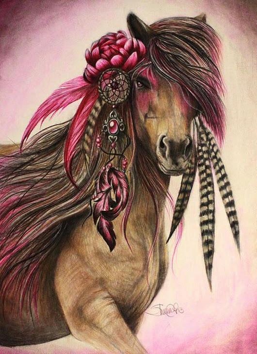 Dream Catching Wild Horse - GemPaint Kit | Skanto