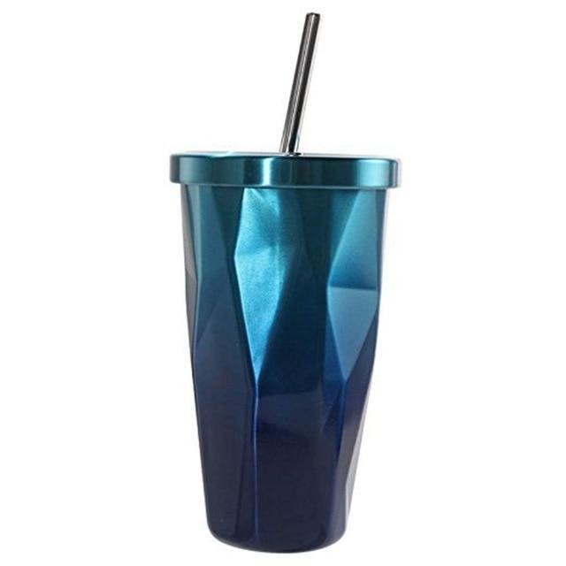 Hot & Cold Double Wall Irregular Diamond Tumbler | Skanto