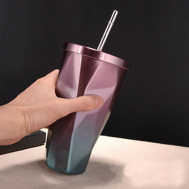 Hot & Cold Double Wall Irregular Diamond Tumbler | Skanto