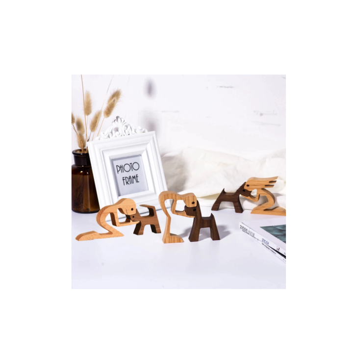 WoodenSculpt – Håndlaget Tre Skulptur for Interiør Skanto