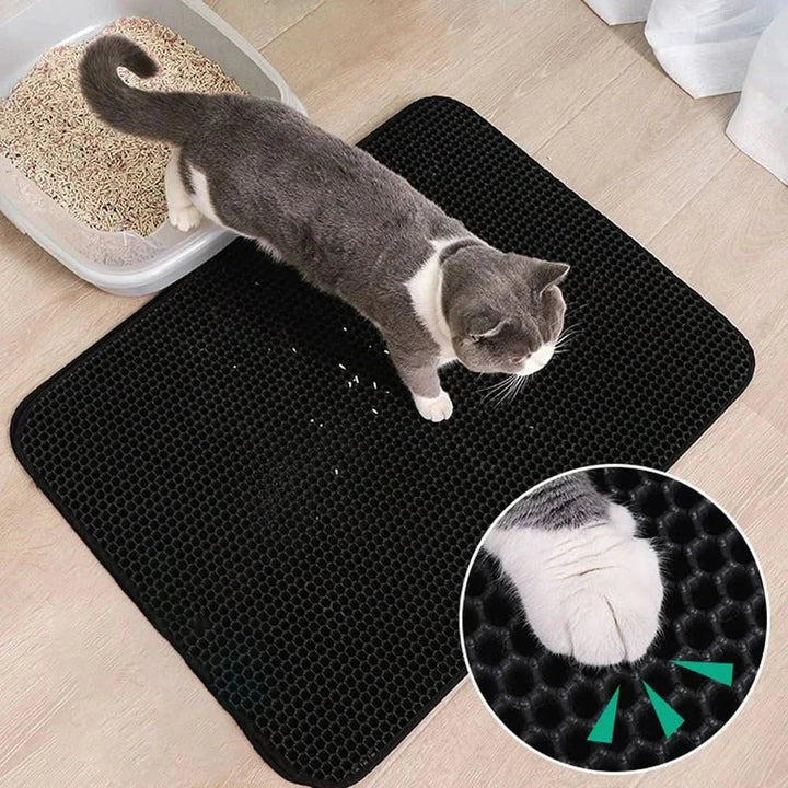 Skanto | CATGUARD MAT – Ikke-glidende kattetoalettmatte med vanntett beskyttelse for et rent hjem