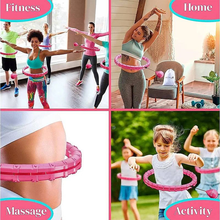 Skanto | Justerbar vektet hula hoop