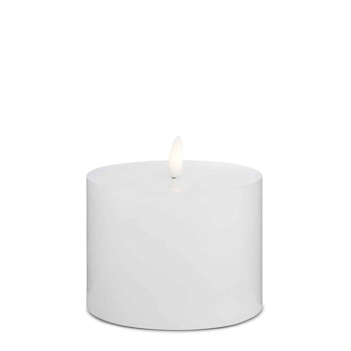 LED lysestake (1 stk) med realistisk 3D flamme 10 x 10 cm | Skanto
