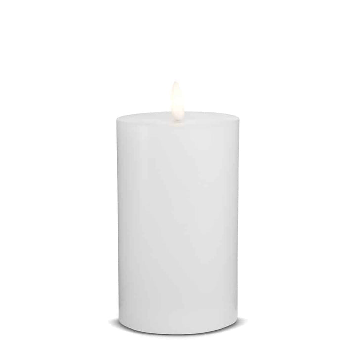 LED Stearinlys (1 stk) med realistisk 3D flamme 7,5 x 15 cm | Skanto