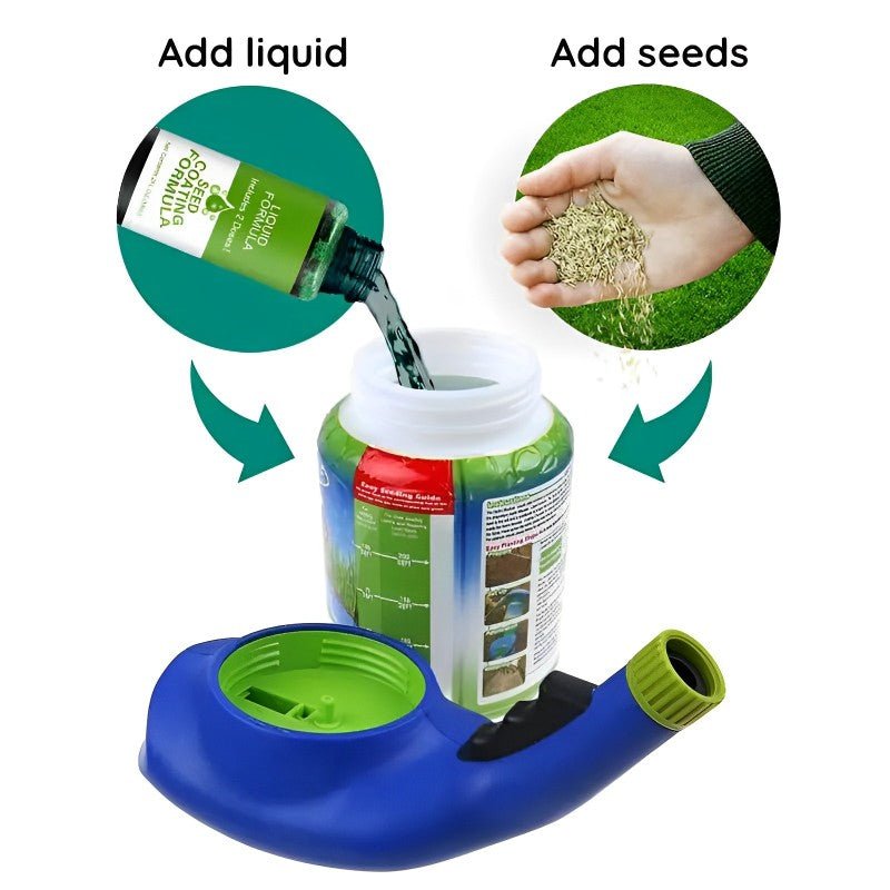 HYDRO MOSS PRO – Flüssiger Rasenschaum für schnelles und gesundes Rasenwachstum