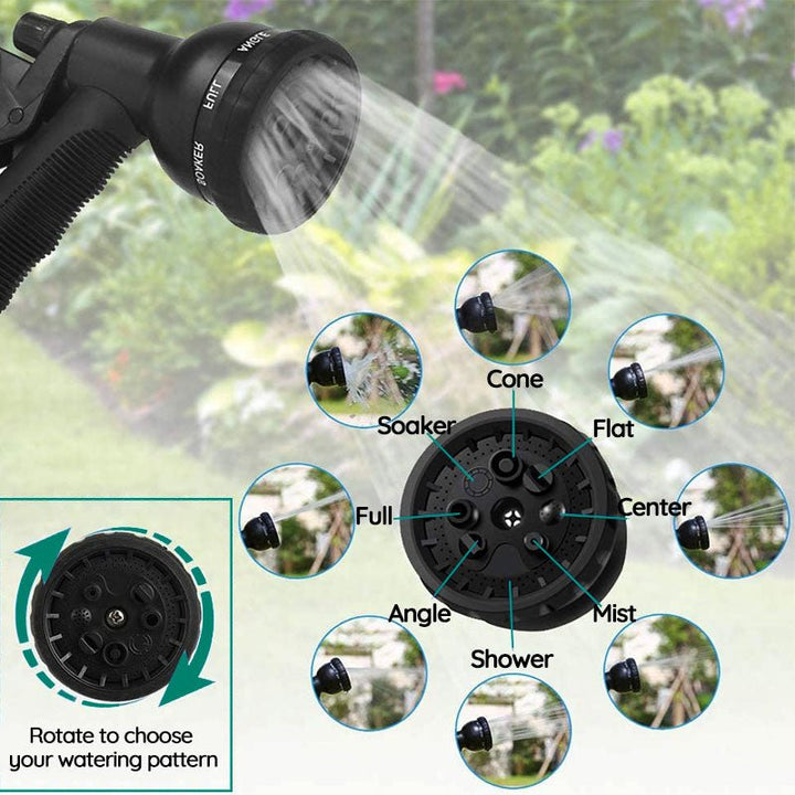 Skanto | HydraBloom Premium Hageslange | Holdbar utvidbar vanngartner for planter, plener og utendørs vask