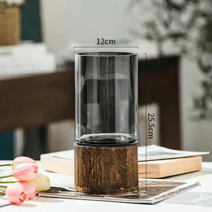 Hydroponisk Tre & Glass Vase for Stilfull Hjemmedekor | Skanto
