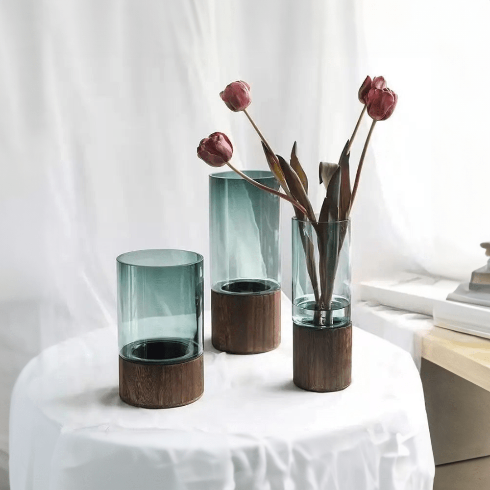 Hydroponisk Tre & Glass Vase for Stilfull Hjemmedekor | Skanto