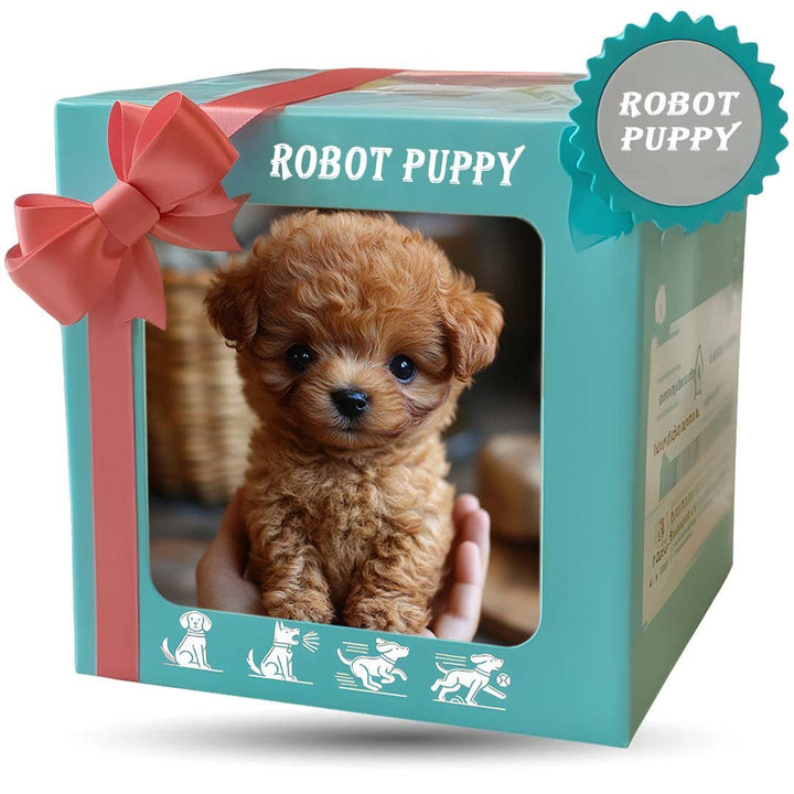 Skanto | CuddlePup Smart Robot Valp Hund | Perfekt gave til barn & eldre