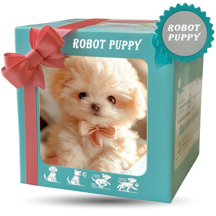Skanto | CuddlePup Smart Robot Valp Hund | Perfekt gave til barn & eldre