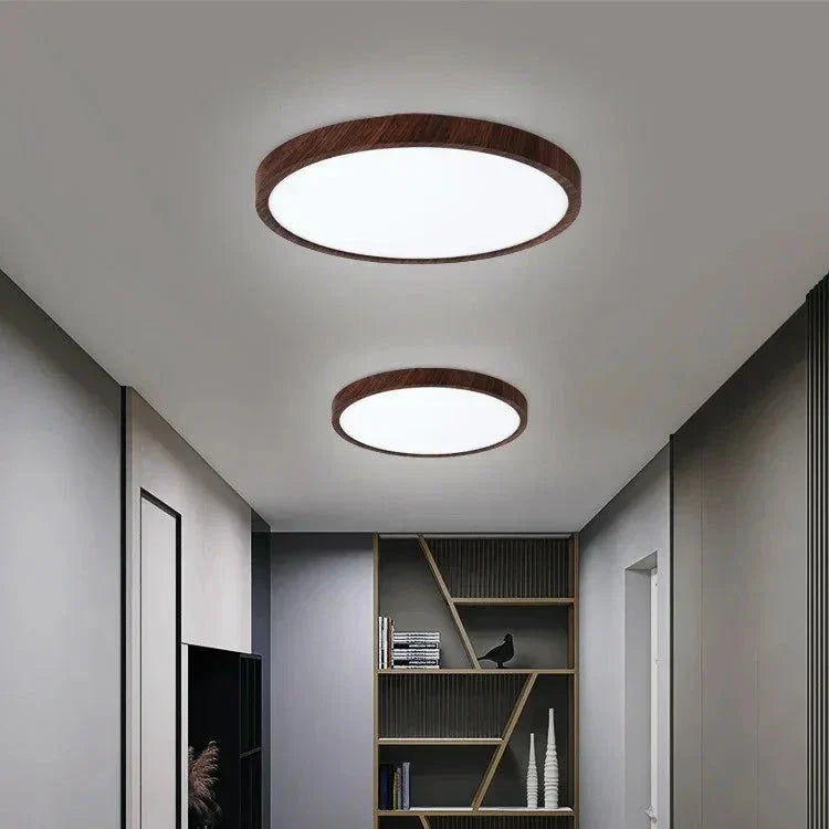 Skanto | Tynn Sirkulær Taklampe | Justerbart LED-lys, Moderne | Stue & Soverom